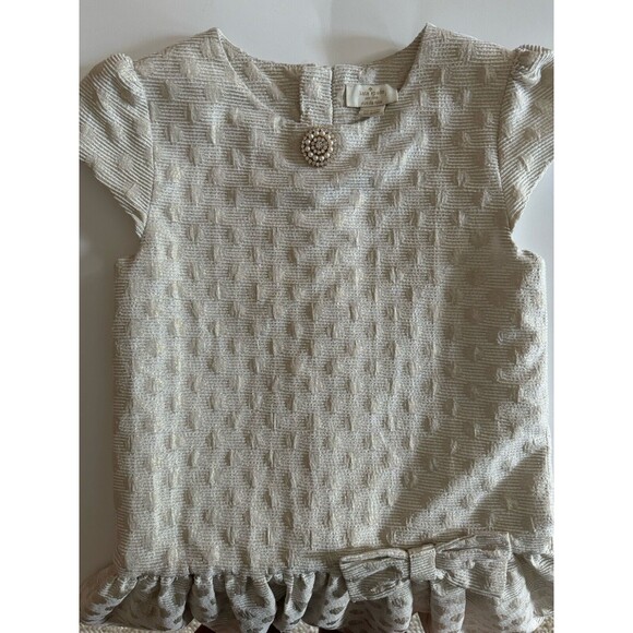 Kate Spade Skirt The Rules Gold Dot Girls Dress Size 14Y - Picture 2 of 6